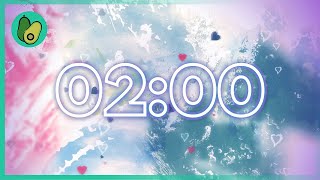 2 Minute Countdown Timer - Valentine's Day Edition 🌹- Bursting Love with Romantic Music (4K UHD)