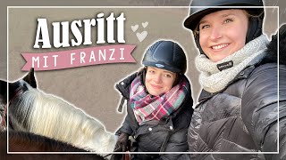 Ausritt mit Franzi 💕 | Sonniger Winter-Stalltag 🌞❄️ // A&G HorseDiary