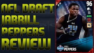 96 NFL Draft Jabrill Peppers Review | Madden 17 Ultimate Team Player Review