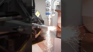 amazing laser pipe cutting machine #pipecuttingmachine #lasercutting #pipecutting