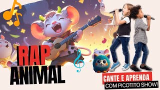 Rap Animal - Aprenda os Sons dos Animais se Divertindo | Música Educativa para Crianças