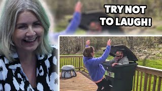 BRITS React to Try Not To Laugh Challenge! Funny Pranks and Scare Cam Fails 2024