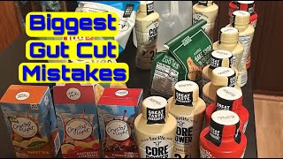 Gut Cut Q & A - Biggest Mistakes, Almond Replacements, and Adjusting For Later Weigh Ins