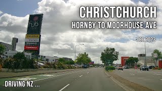 Driving New Zealand: Christchurch: Hornby to Moorehouse Avenue