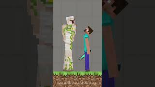 Minecraft but in Melon Playground #shorts