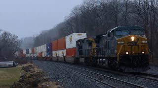 A Cold January Sunday on CSX's Mohawk and Selkirk subs! 1/2/22