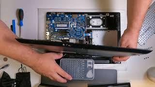 Lenovo Laptop Ideapad 100-15IBD repair reassemble and assemble changing hard drive