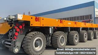 SPMT,self propelled modular trailer,scheuerle, self propelled modular transporter, 48tons per axle