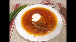 Вкуснейший красный борщ /   Ukrainian Borscht / Borshch. Simple Recipe