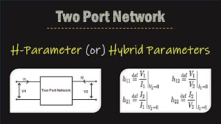 H−Parameters (or) Hybrid Parameters || Two-Port Network