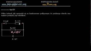 fpy123 - Obwód z kondensatorem - Zadanie z fizyki - filoma.org