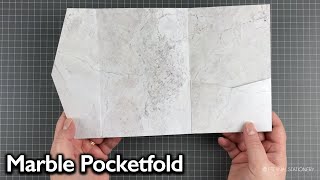 How to assemble the 5x7" Marble Pocketfold - Enja Invitation Suite