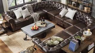 brown living room interior design