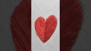 Hand Embroidery Basic Heart Design/Hand Embroidery Work/#gopifashion143 #beginners #tutorial #viral