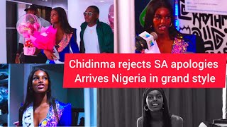 CHIDINMA REJECTS SOUTH AFRICAN'S PLEA, ARRIVES NIGERIA 2 CONTEST FOR THE MISS UNIVERSE PAGEANT