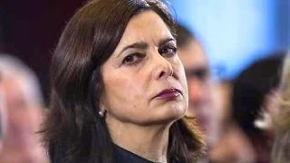 Laura Boldrini gaffe in TV