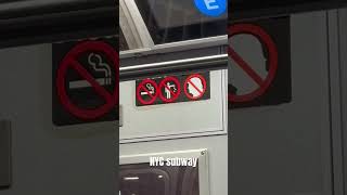 NYC subway #nyc #newyorkcity #subway #trump #rules