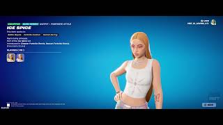 ICON SERIES - OUTFIT - FORTNITE STYLE - ICE SPICE - FORTNITE SHOP ITEMS SHOWCASE