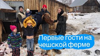 Первый семейный визит на чешской ферме | #семейныйотдых #семья #ферма #жизньнаферме