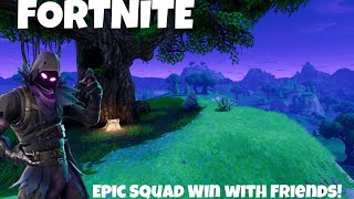 "Fortnite"- Season 4 Battle Pass Epic Squad Win! Featuring Charmz and Dredz! (With commentary)(HD)