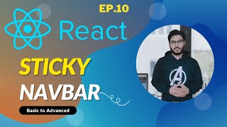 #10 React JS - Hooks & Sticky Navbar (Hindi)