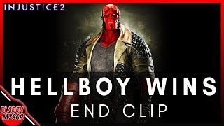 INJUSTICE 2 - HELLBOY WINS END CLIP