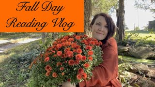 Fall Day Reading Vlog-Books,Pears,Walnuts,MOSQUITOES!