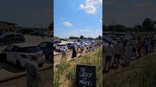 BIGGGGG queue at Diddly Squat Farm! #diddlysquat #clarksonsfarm #shorts #short #crazy #cotswold