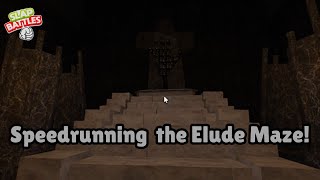 Speedrunning Elude Maze! | Slap Battles