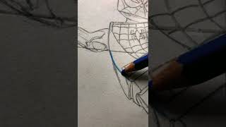 Drawing Lego Spider Man But in 1hour #spiderman #milesmorales#art #drawing #acrossthespiderverse