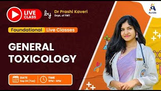 90Days University Proff Pre Final Mastery Forensic medicine live General Toxicology Dr Prashi Kaveri