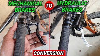 How To Install Hydraulic Brake On Bicycle