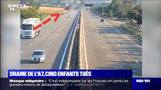 Vidéo accident a7, cinq enfants tués, quatre blessées