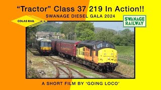 37219 In Action . Swanage Diesel Gala 2024.