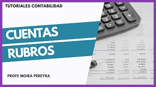 Cuentas contables - Rubros - Plan de Cuentas