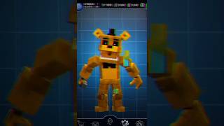 Fnaf The Minecraft Animatronics #fnaf #freddy #chica #foxy #minecraft #herobrine  #fnafedit #shorts