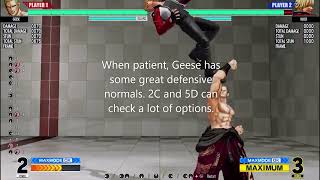 KOF XV Geese Howard Fast Guide By OlafRedLand