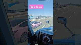 Hot Pink Tesla