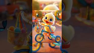 A cute duck buys a new bike with a happy ending #cat #cutecat #sad #ai