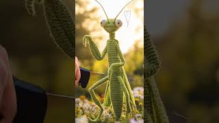 Praying Mantis Crochet Magic!