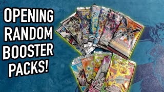 Opening Assorted Yu-Gi-Oh! Booster Packs