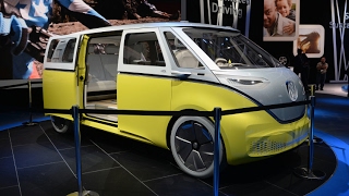 2017 Volkswagen I D  Buzz autonomous EV is yet another microbus concept