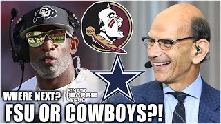 Deion Sanders would be PERFECT for FSU or the Cowboys?! Finebaum REVEALS! 🍿 | The Matt Barrie Show