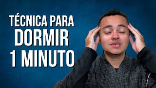 Como relaxar e dormir em 1 minuto TENSIONANDO O CORPO!