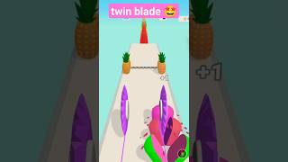 Twin knife 🗡️ new vegetablecutter #twinblade #perfectslice #slicing #kidsgame #shortsfeeds #shorts