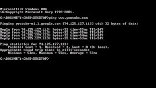 شرح امر ping و امر tracert لتشخيص مشاكل الشبكات