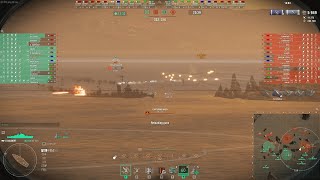 French Cruiser Colbert over 230k damage and got 4 kills