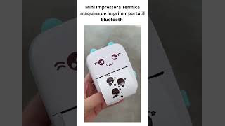 Mini Impressora Termica máquina de imprimir portátil portatil bluetooth de fotos  #achadosshopee