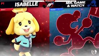 GGSW11 - WS - GG Rick1 (Isabelle) vs ET Haseo (Mr. Game & Watch)