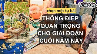 chọn một tụ bài tarot để nhận THÔNG ĐIỆP QUAN TRỌNG CHO GIAI ĐOẠN CUỐI NĂM dành cho bạn 💓 Nhã Yên